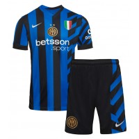 Echipament fotbal Inter Milan Joaquin Correa #11 Tricou Acasa 2024-25 pentru copii maneca scurta (+ Pantaloni scurti)